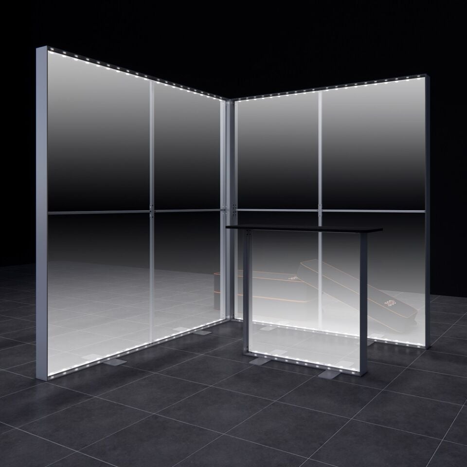 2x2m h225cm Lightbox L Stand