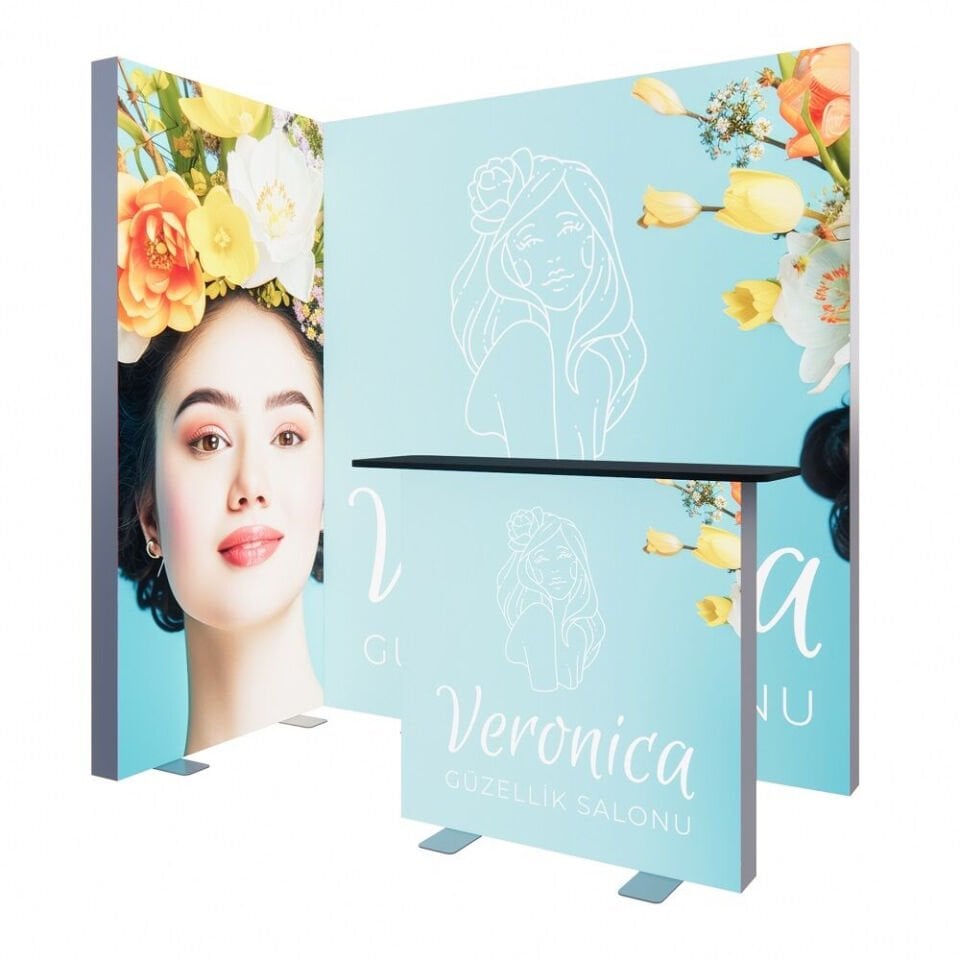 2x1m h225cm Lightbox L Stand