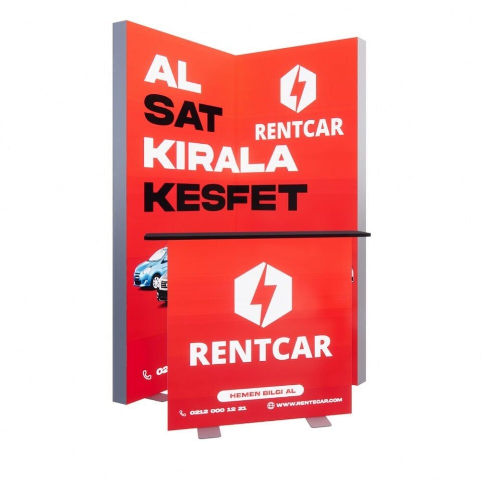 1x1m h225cm Lightbox L Stand