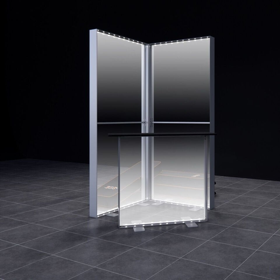 1x1m h225cm Lightbox L Stand