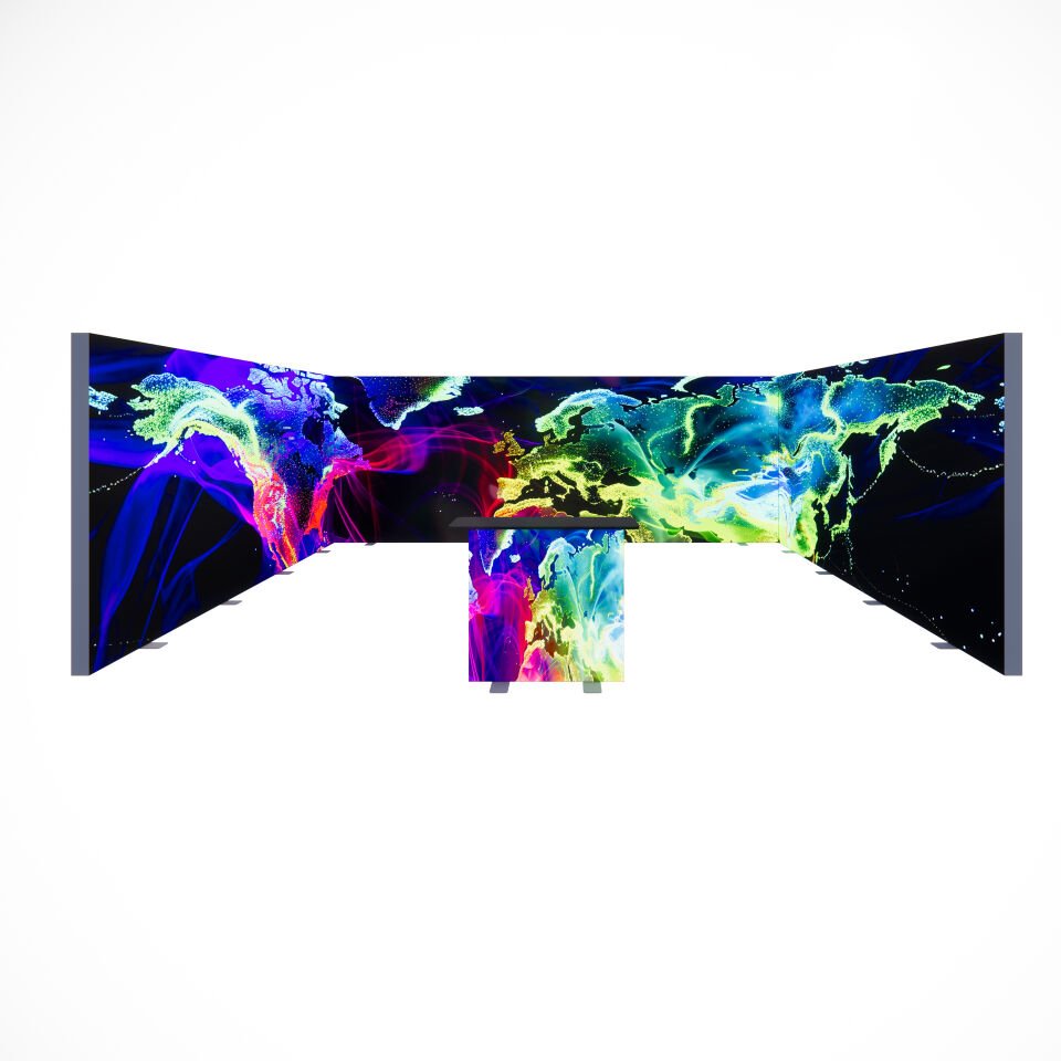 4x6m h225cm Lightbox U Stand