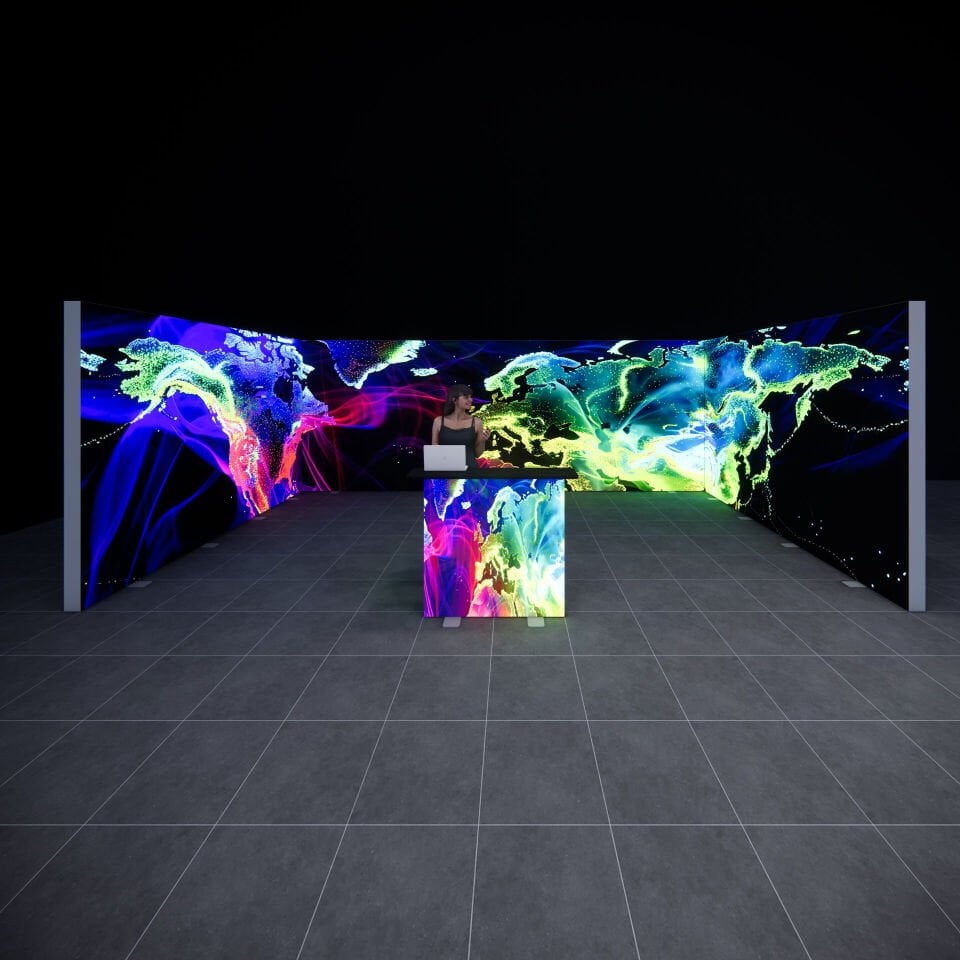 4x6m h225cm Lightbox U Stand