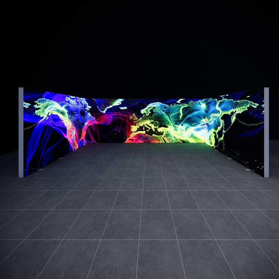 4x6m h225cm Lightbox U Stand