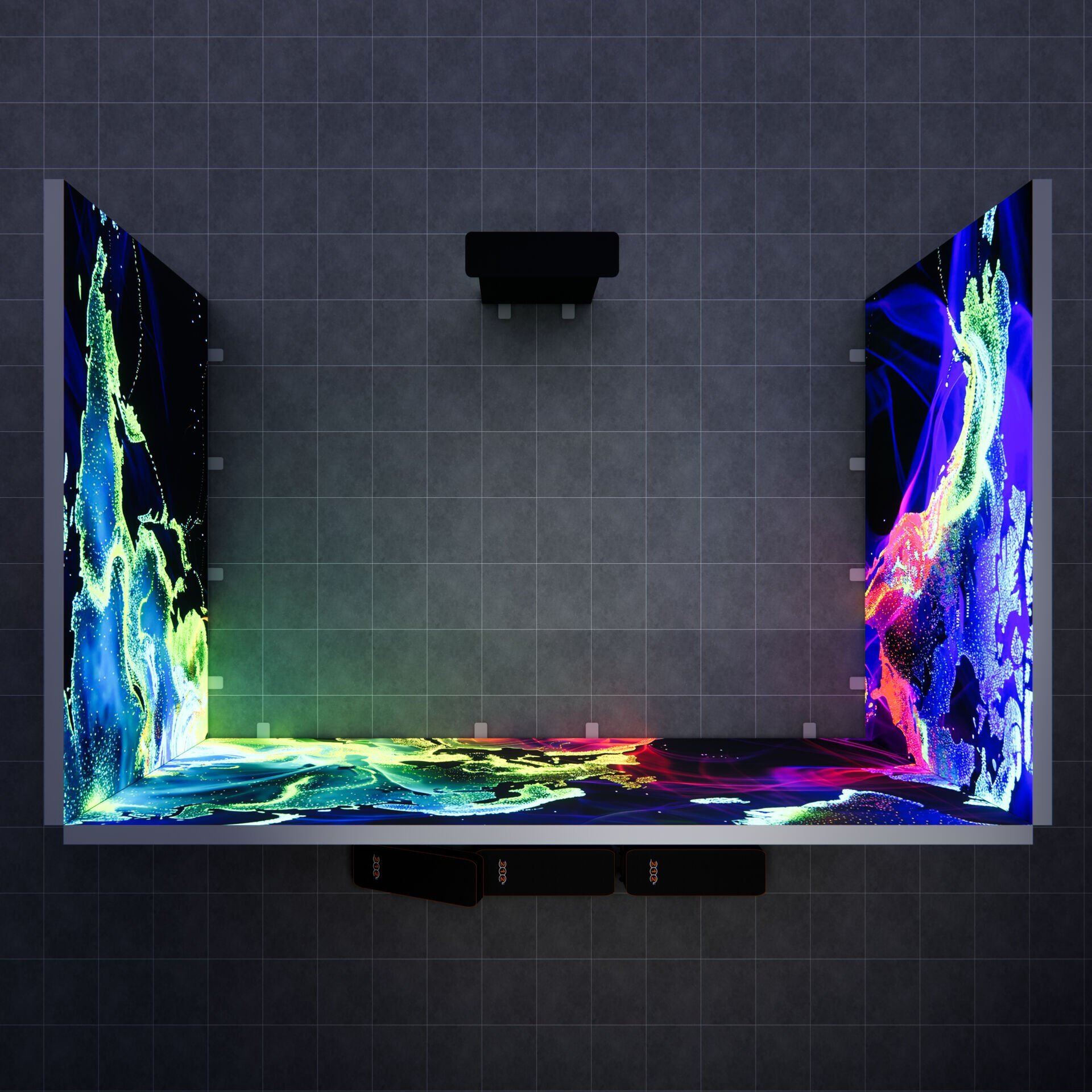 4x6m h225cm Lightbox U Stand | Reklam212