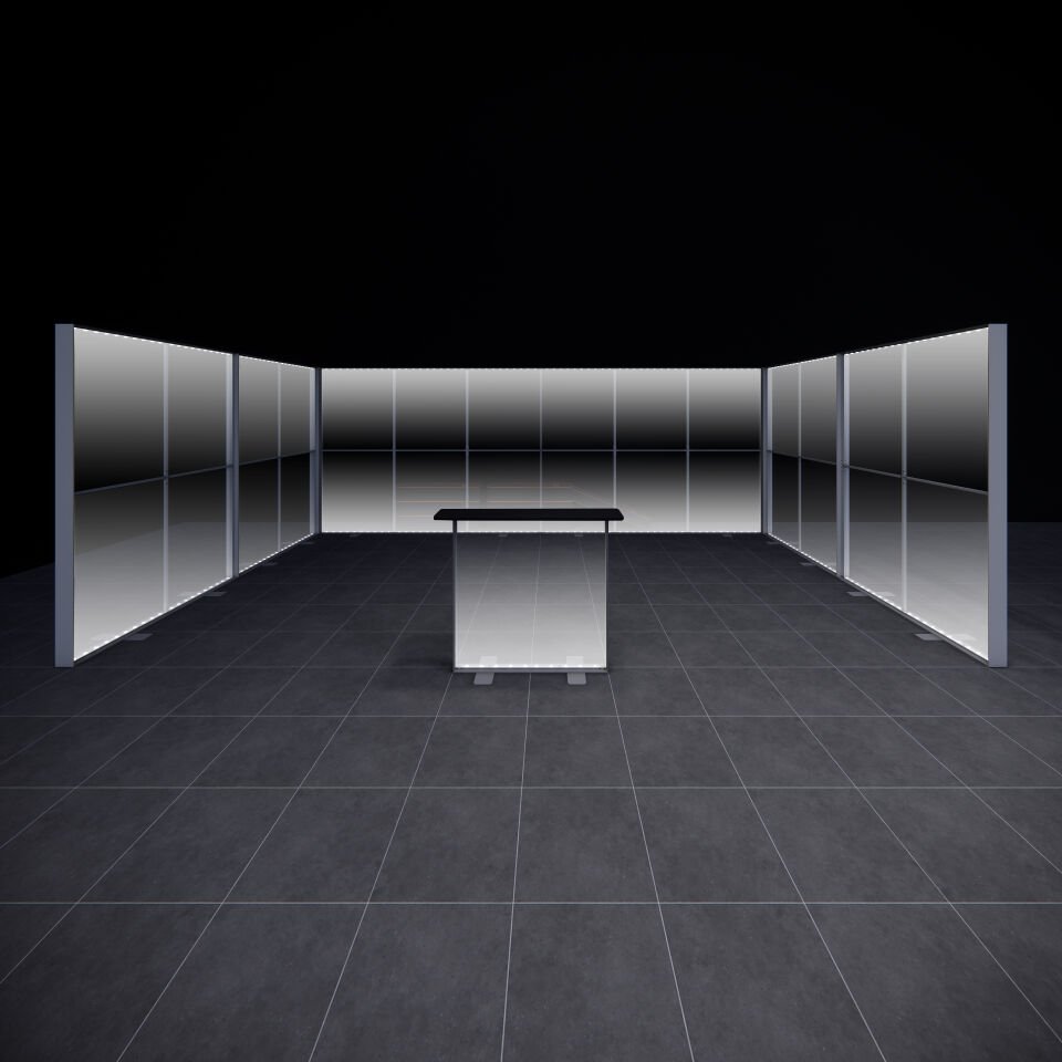 4x6m h225cm Lightbox U Stand