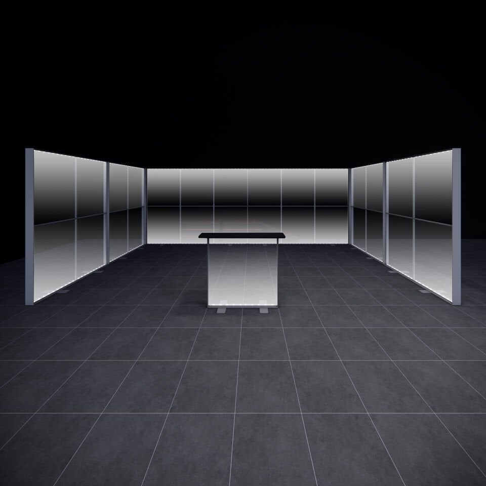4x6m h225cm Lightbox U Stand