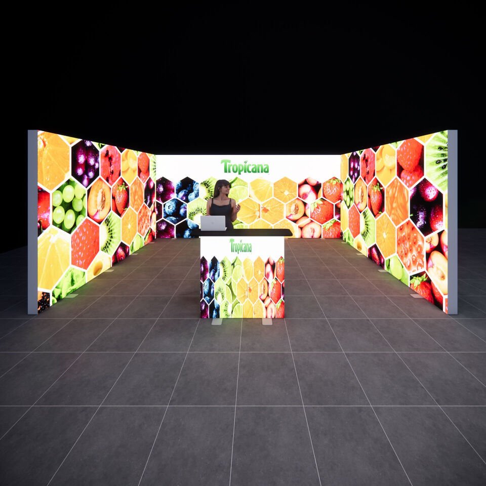 4x5m h225cm Lightbox U Stand