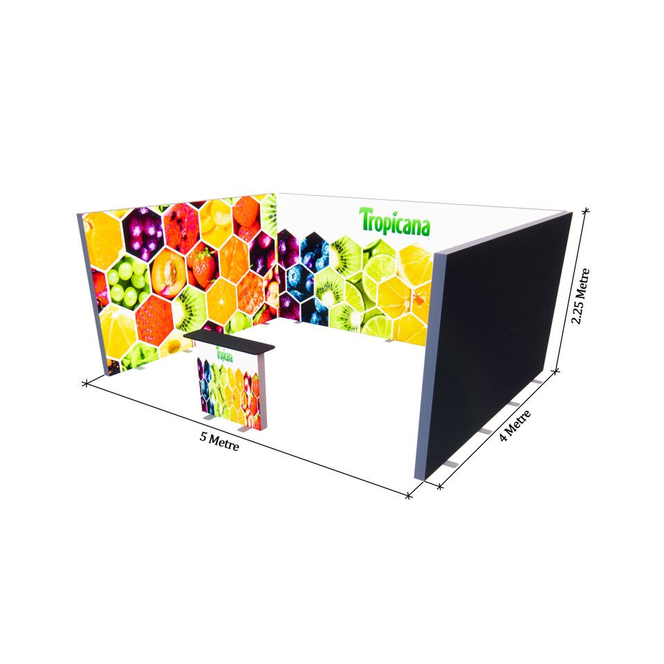 4x5m h225cm Lightbox U Stand