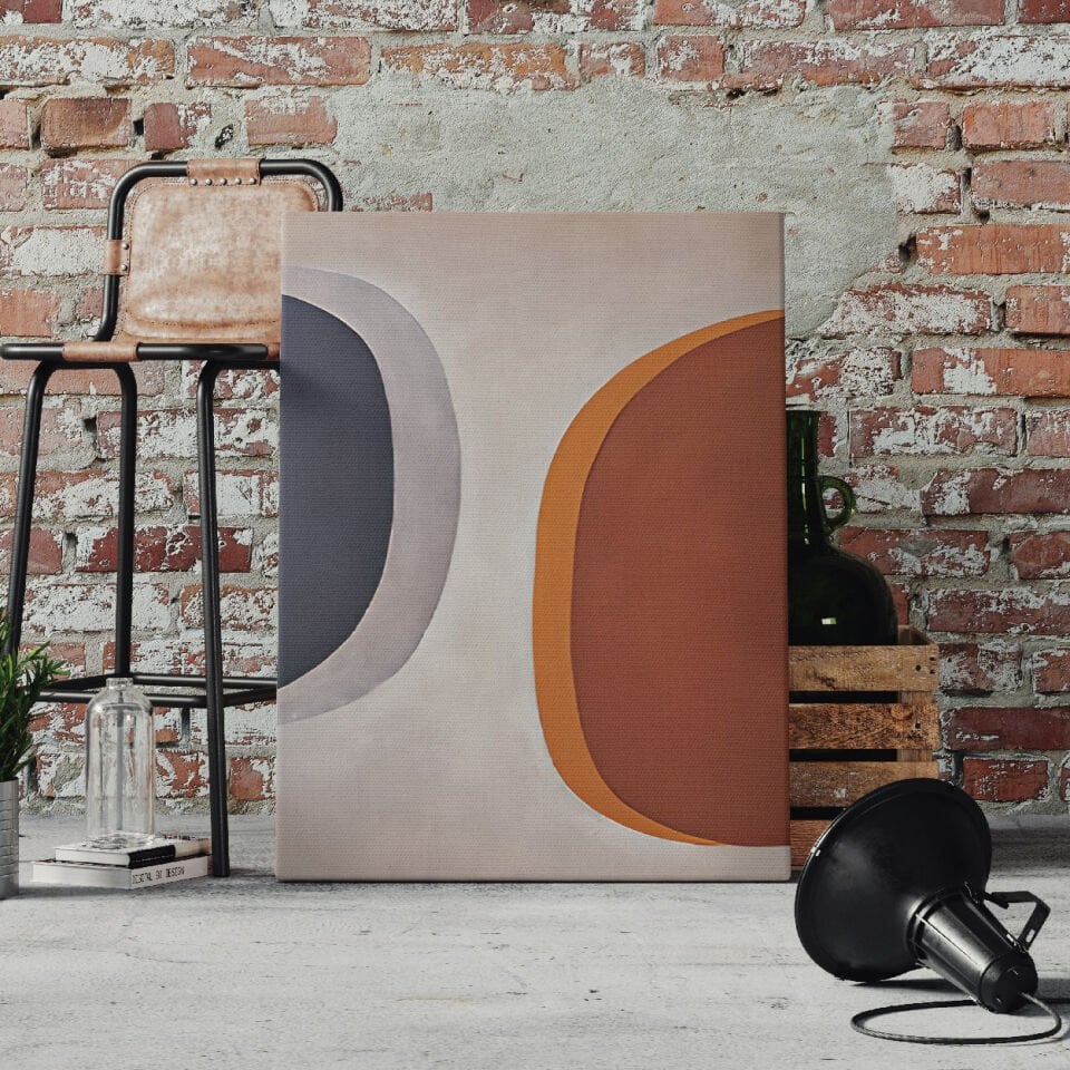 Boho Bohem Tarz Göz Temalı Kanvas Tablo