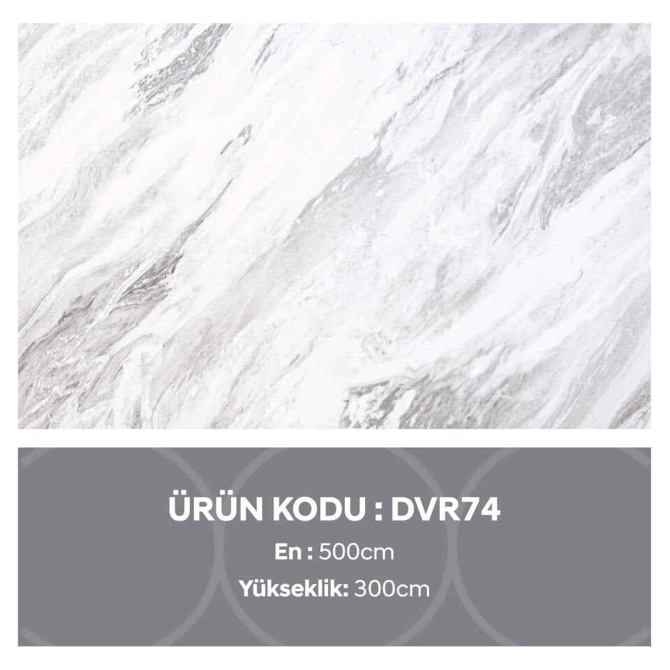 Beyaz Mermer Desen Duvar Kağıdı