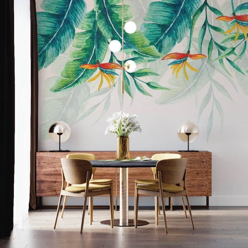 Yeşil Yapraklar Duvar Kağıdı