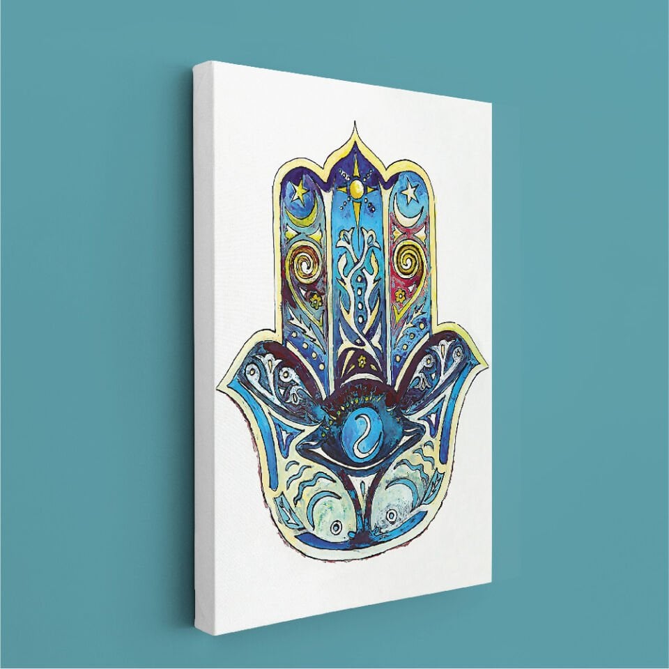 Fatma Ana Eli Kanvas Tablo