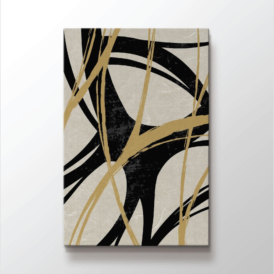 Modern Çizgiler Dekoratif Kanvas Tablo