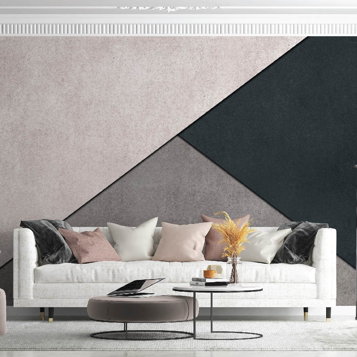 Soft Renkler 3D Duvar Kağıdı