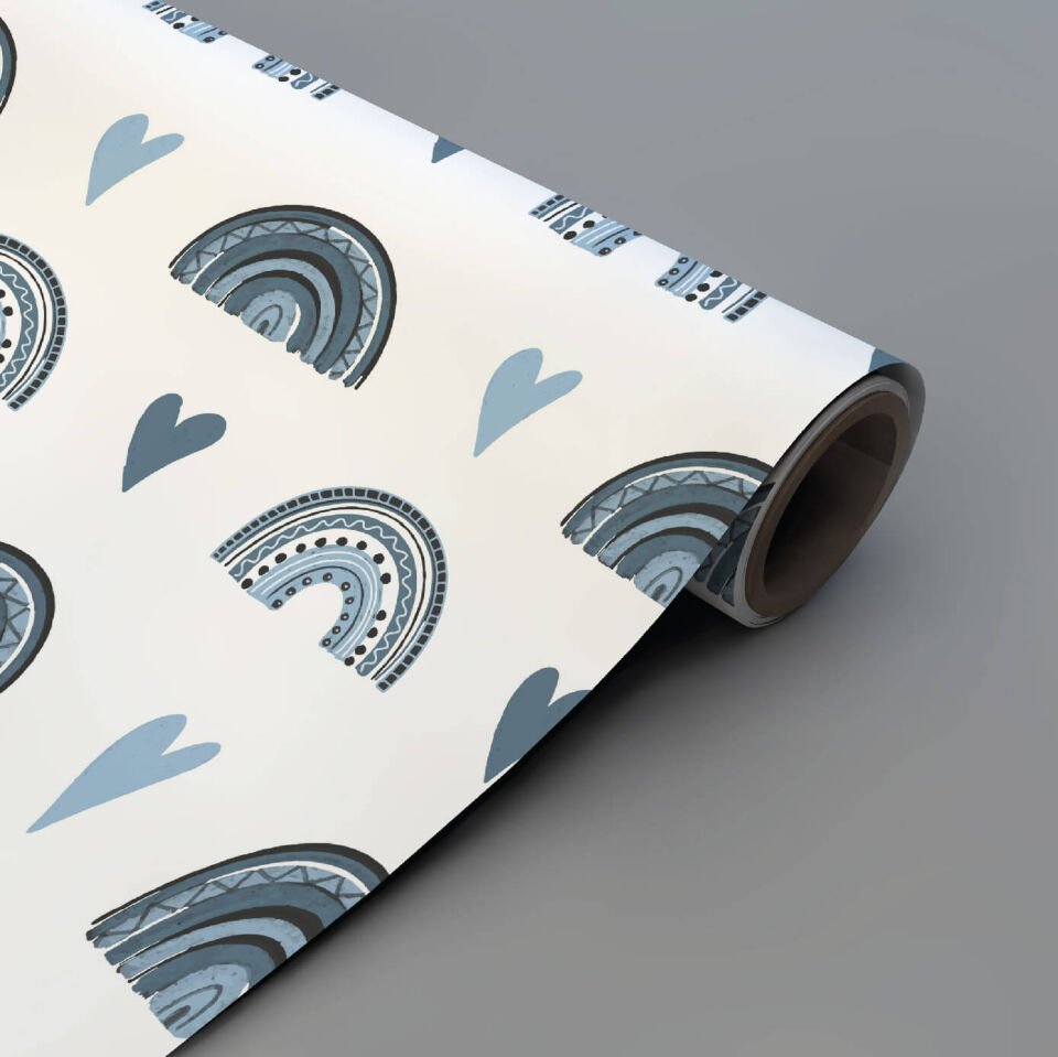 Mavi Gökkuşağı Duvar Kağıdı