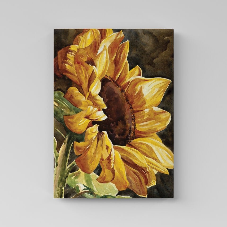 Ay Çiçeği Kanvas Tablo