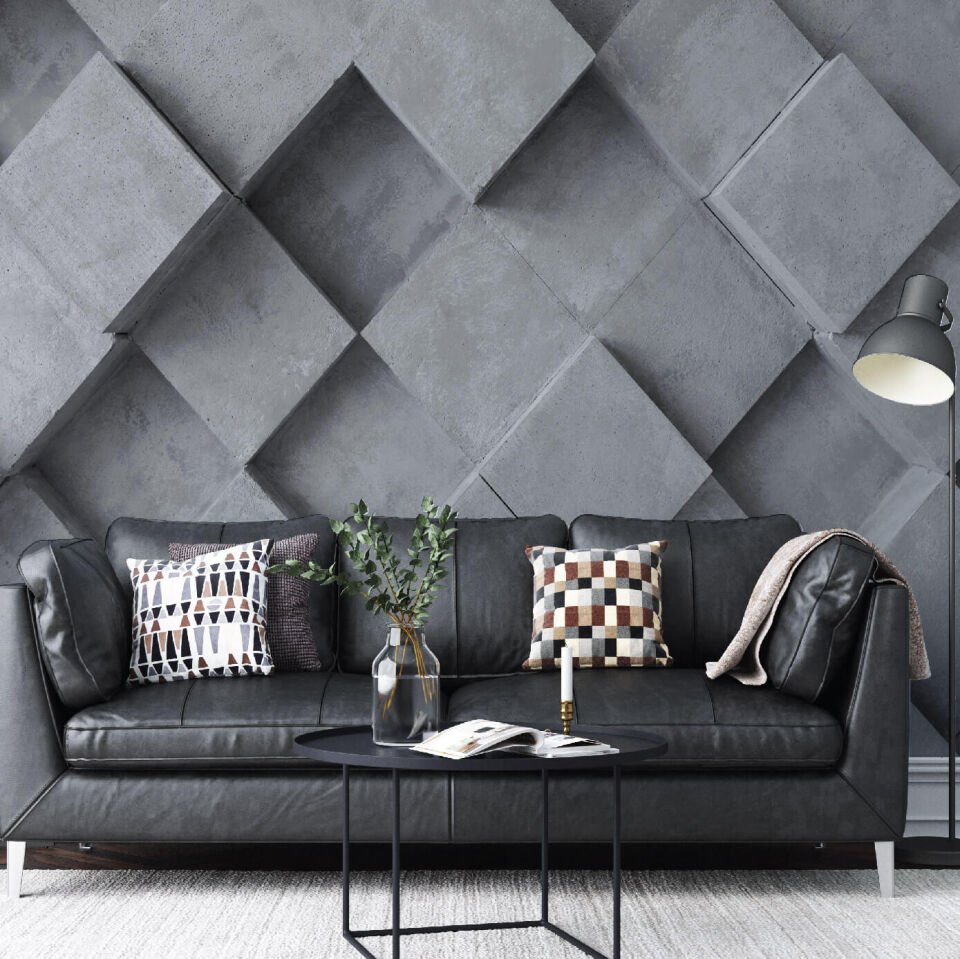 3D Taş Duvar Kağıdı