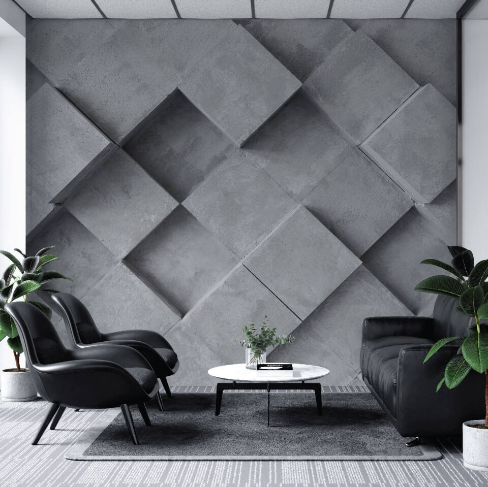 3D Taş Duvar Kağıdı