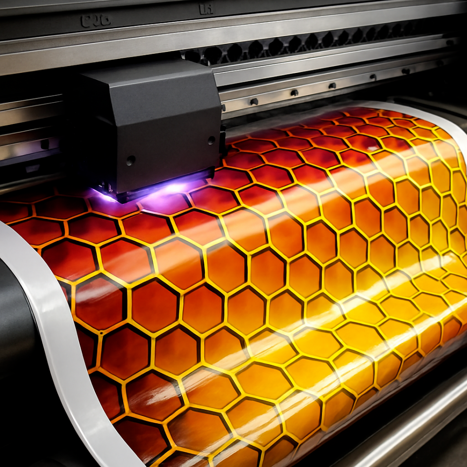 Tam Cast Folyo Baskı Hava Kanallı Oracal