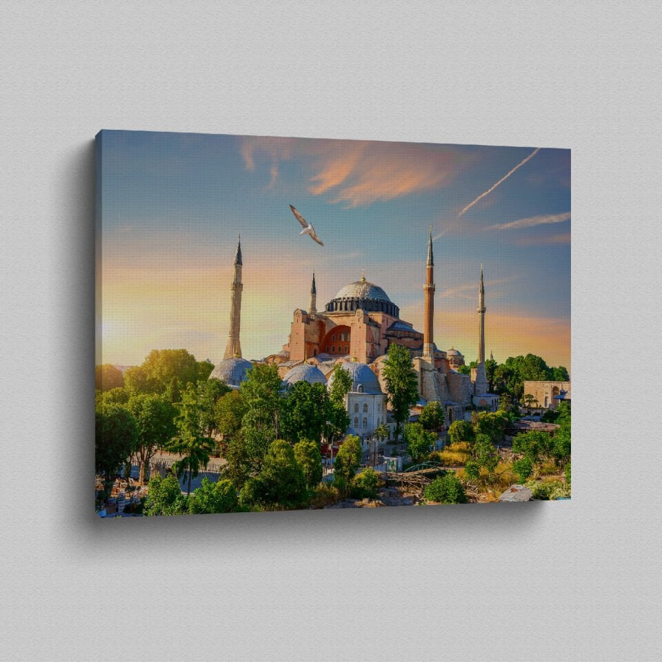Ayasofya Cami Kanvas Tablo