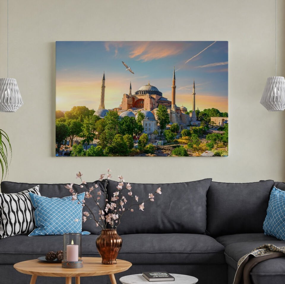 Ayasofya Cami Kanvas Tablo