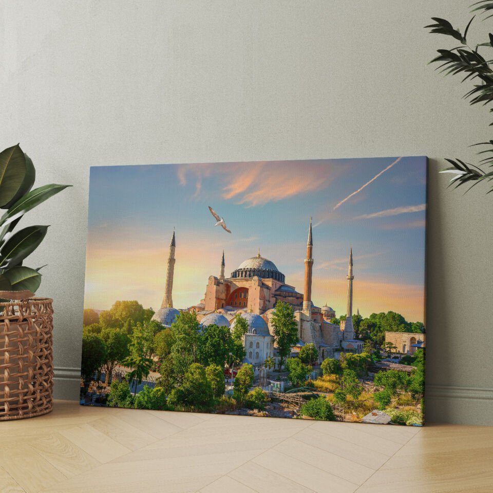 Ayasofya Cami Kanvas Tablo