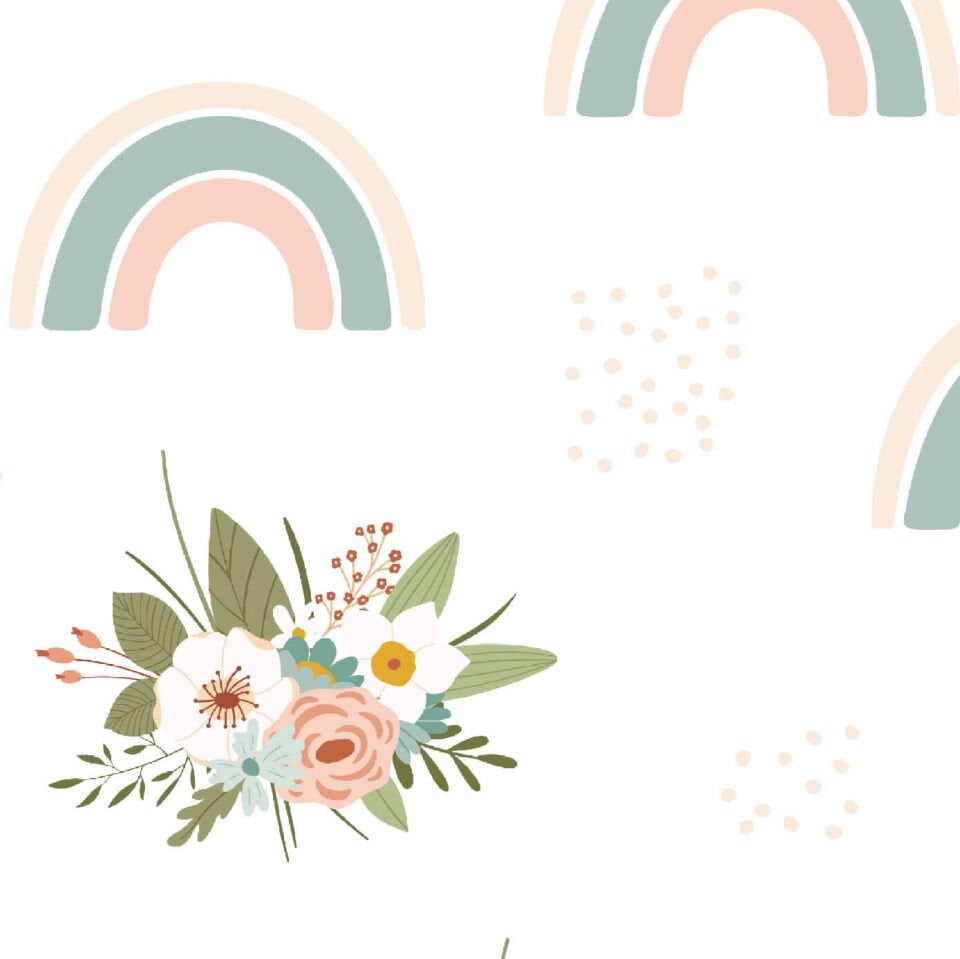 Soft Gökkuşağı Duvar Kağıdı