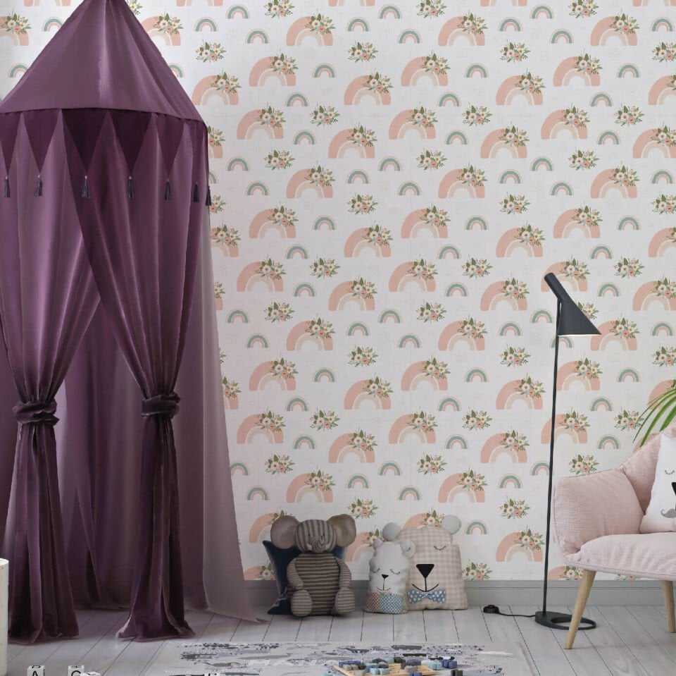 Soft Gökkuşağı Duvar Kağıdı