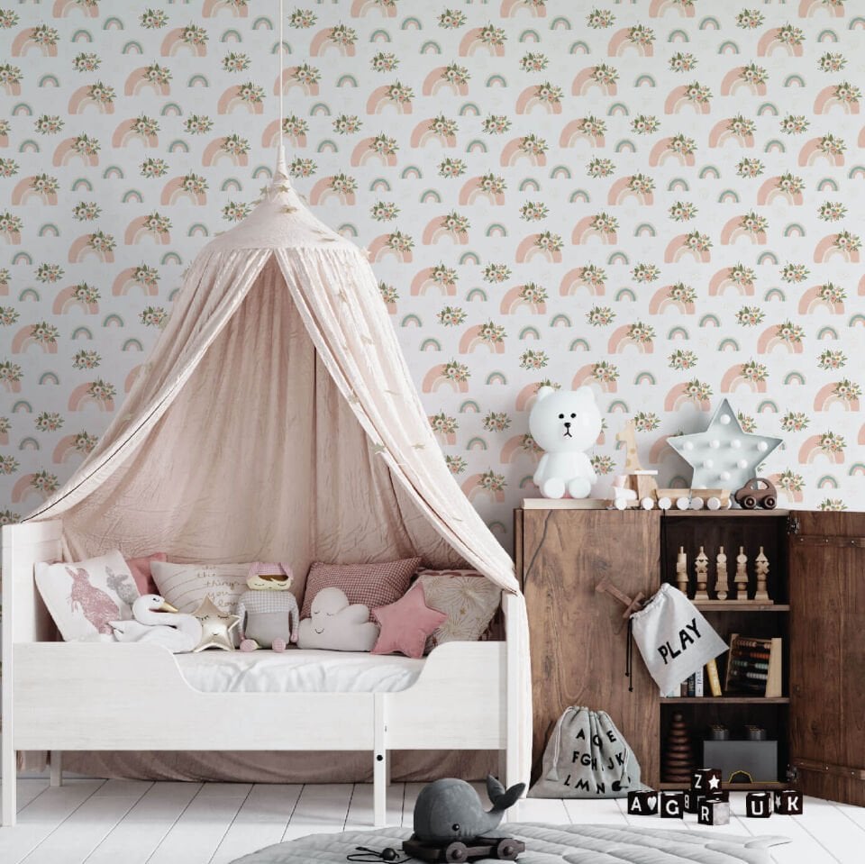 Soft Gökkuşağı Duvar Kağıdı