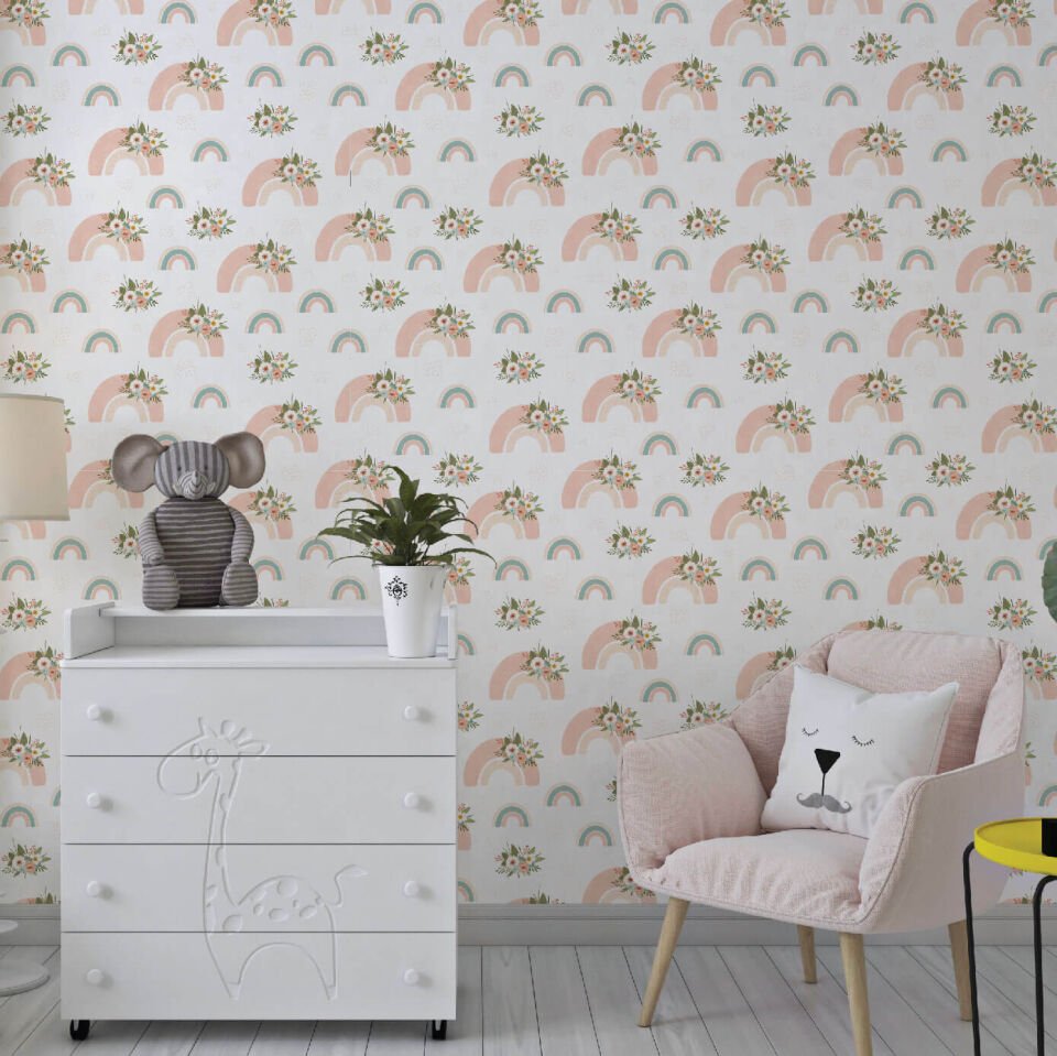 Soft Gökkuşağı Duvar Kağıdı