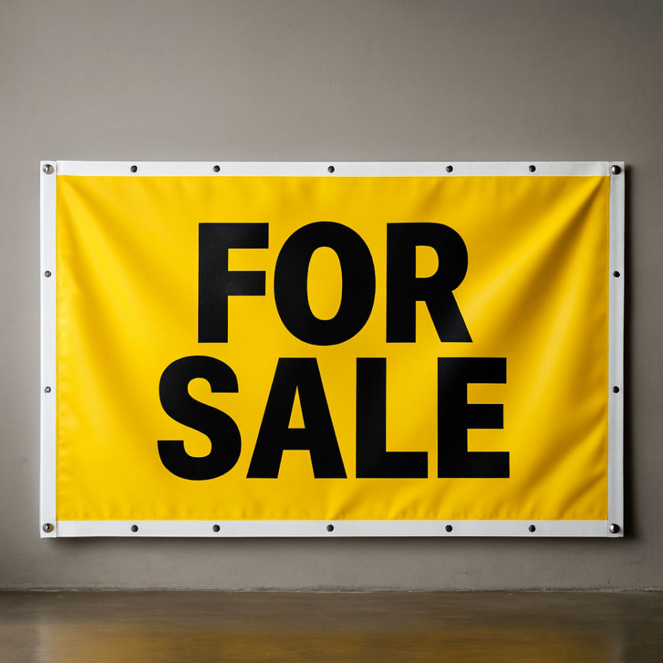 Arkası Siyah Lamine Vinil Baskı