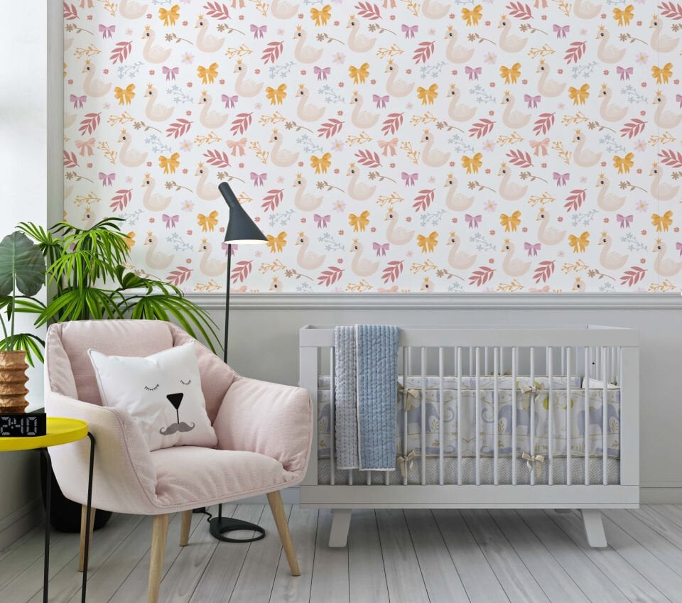 Sevimli Kuğular Duvar Kağıdı