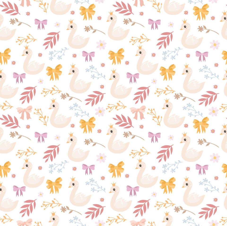 Sevimli Kuğular Duvar Kağıdı