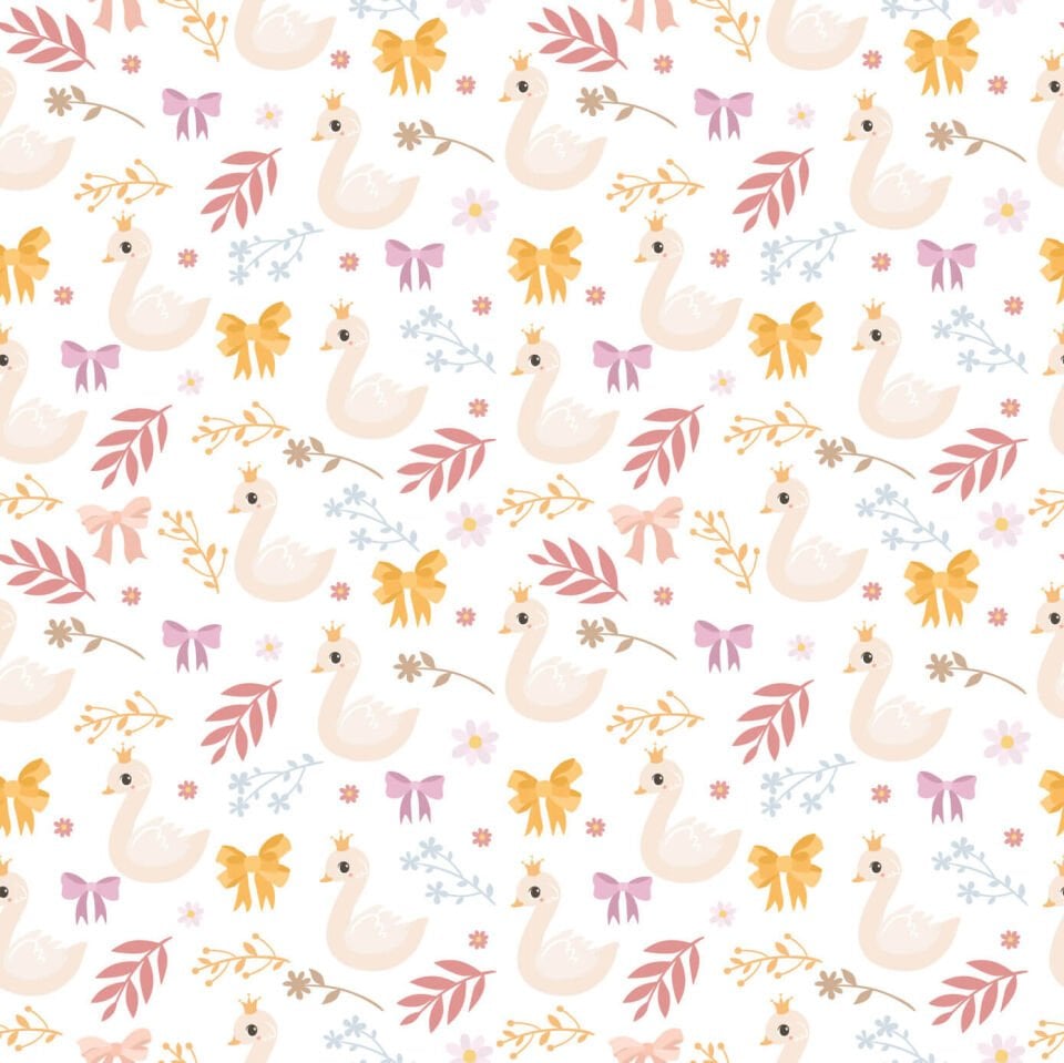 Sevimli Kuğular Duvar Kağıdı