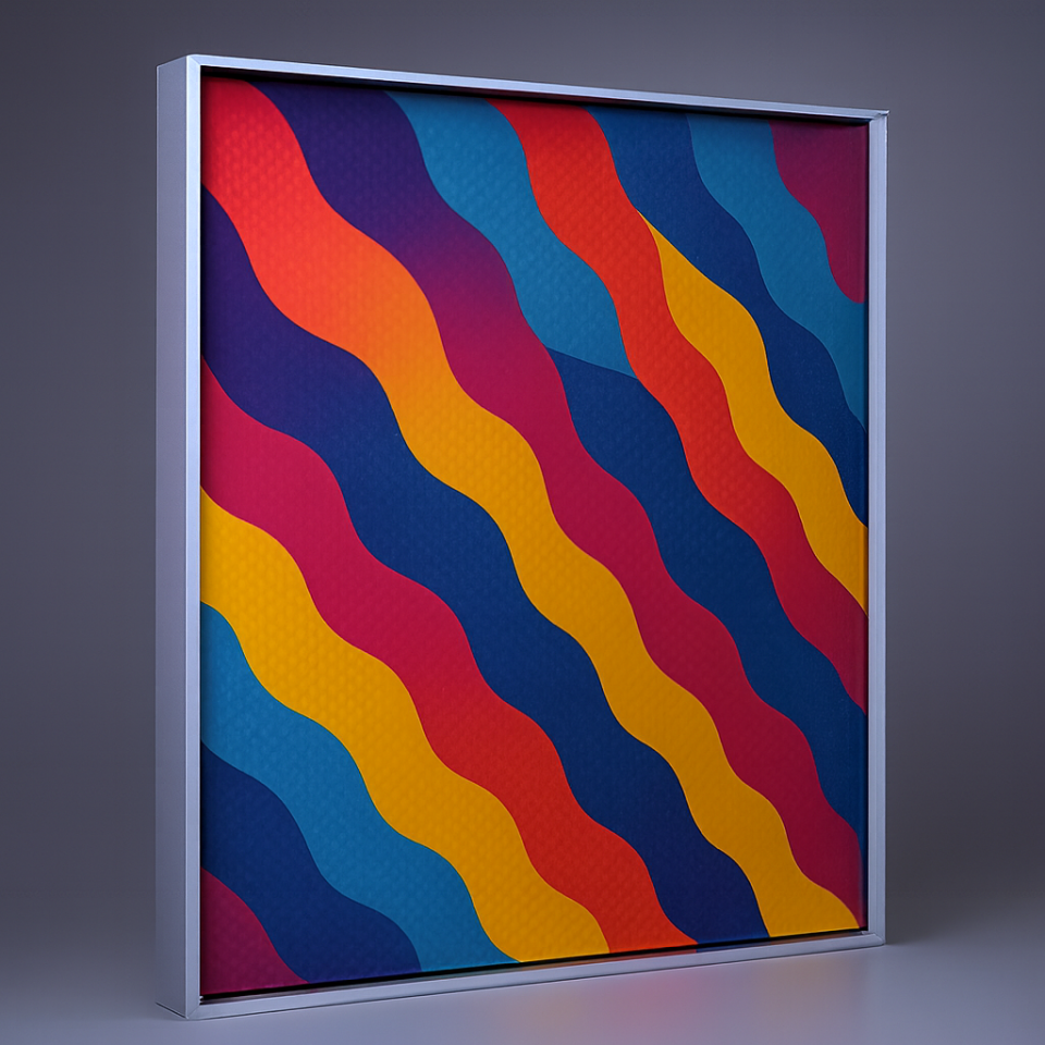 Arkası Siyah Kumaş Baskı Mat 235gr