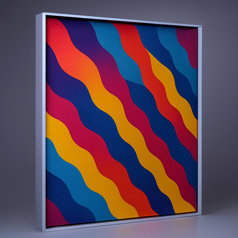 Arkası Siyah Kumaş Baskı Mat 235gr