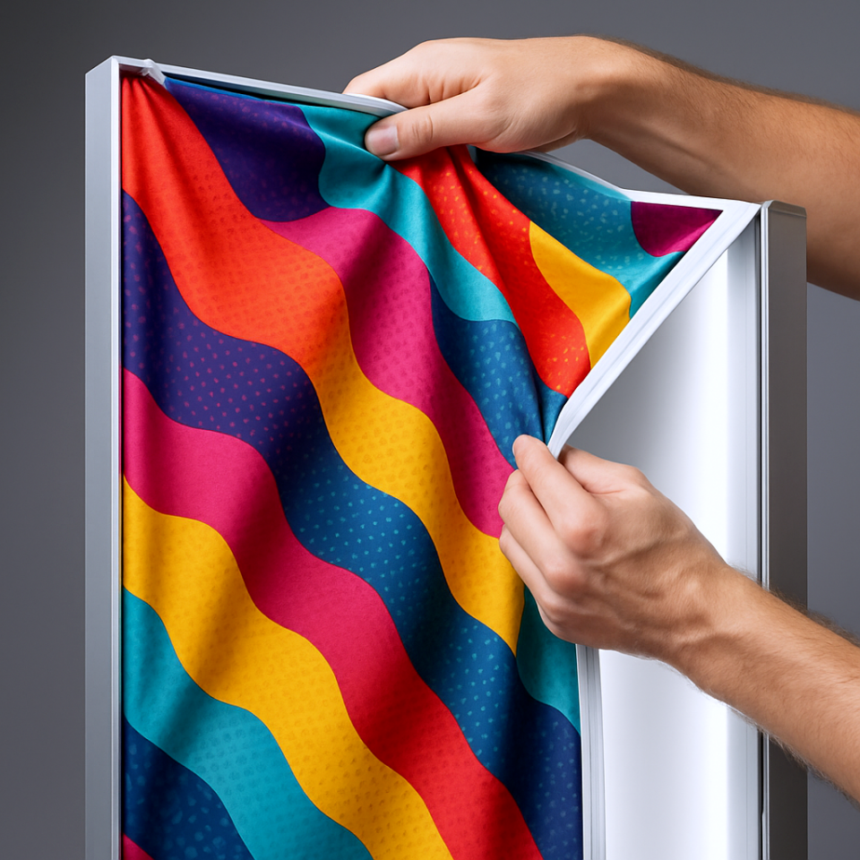 Arkası Siyah Kumaş Baskı Mat 235gr