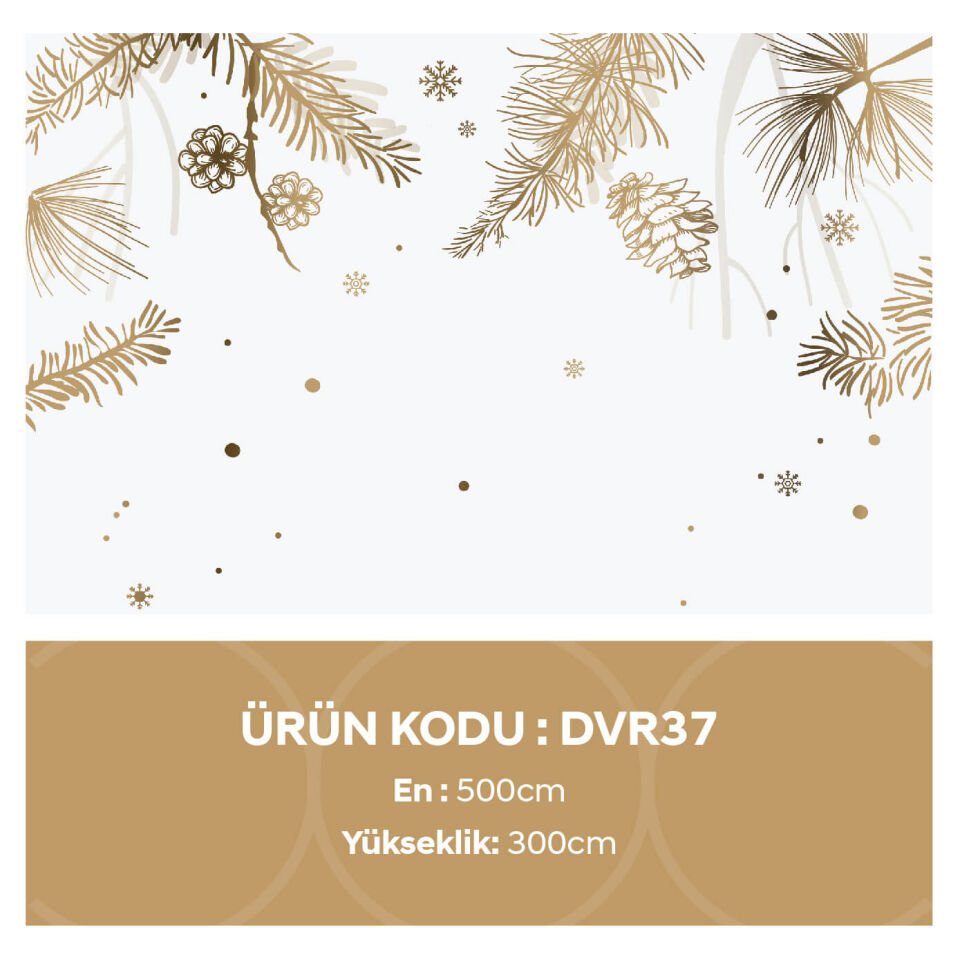 Gold Çiçekler Duvar Kağıdı