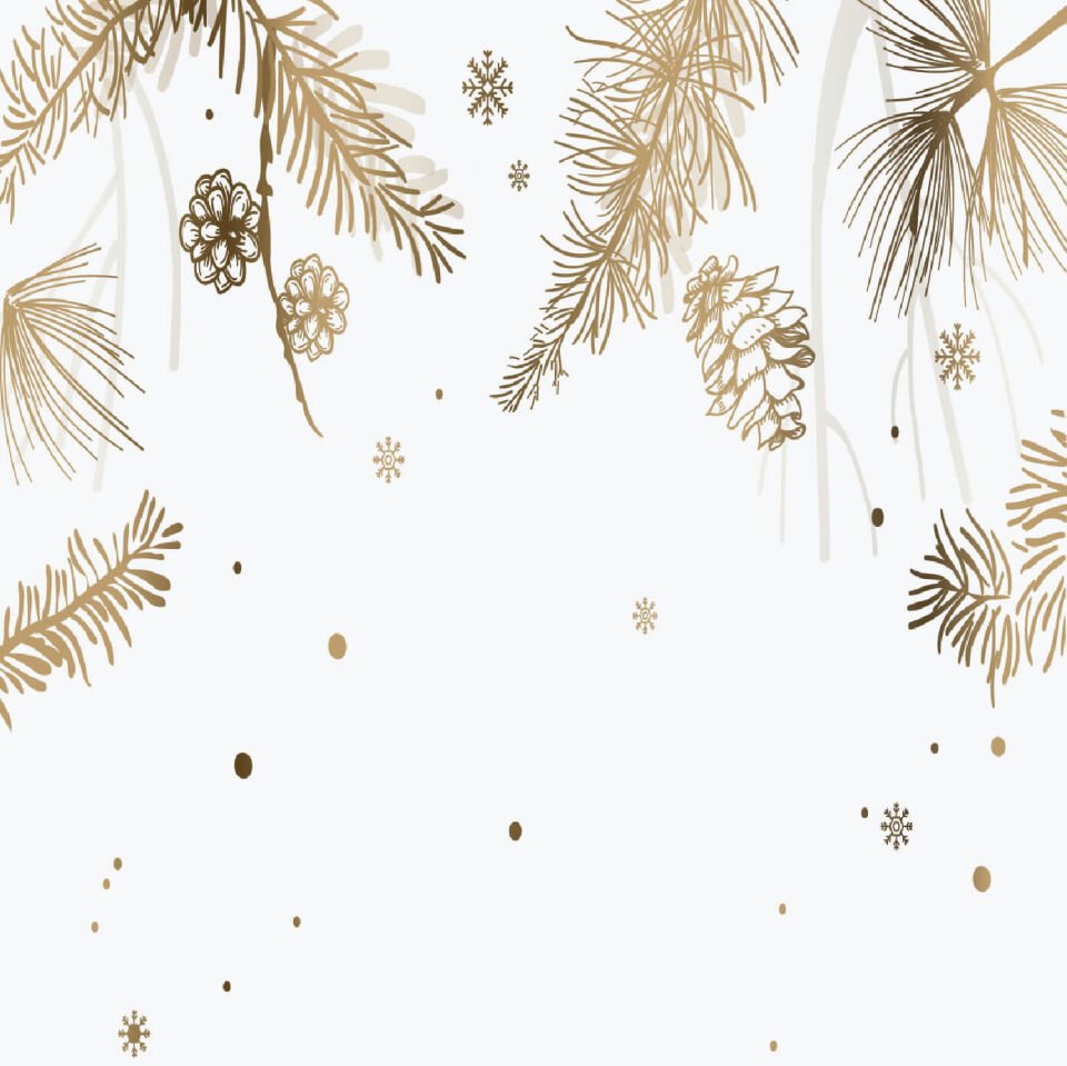 Gold Çiçekler Duvar Kağıdı