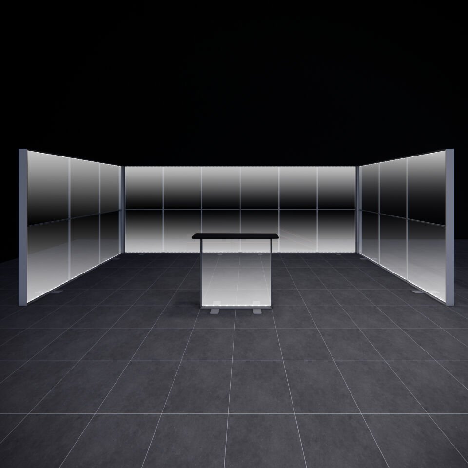 3x6m h225cm Lightbox U Stand