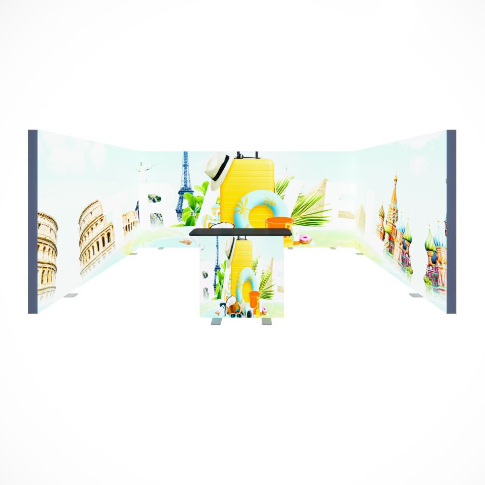 3x5m h225cm Lightbox U Stand