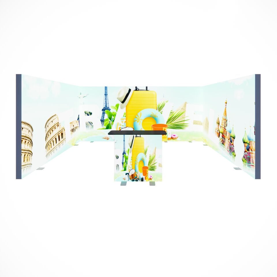 3x5m h225cm Lightbox U Stand