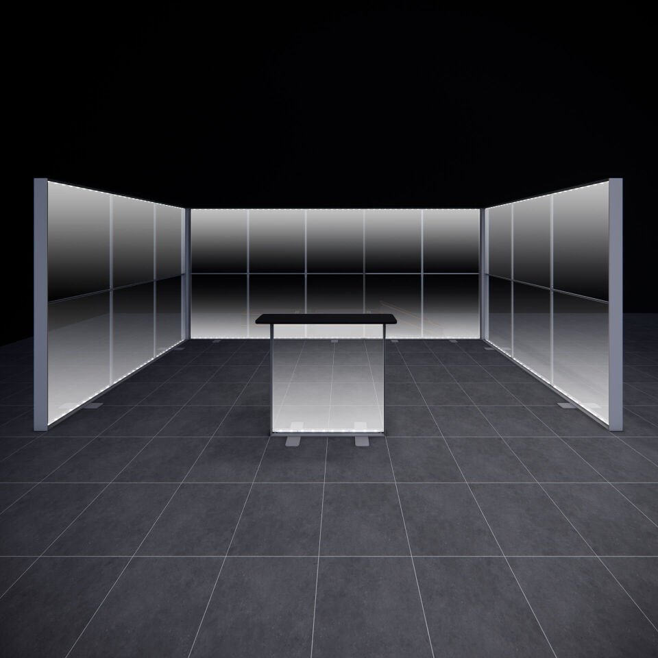 3x5m h225cm Lightbox U Stand