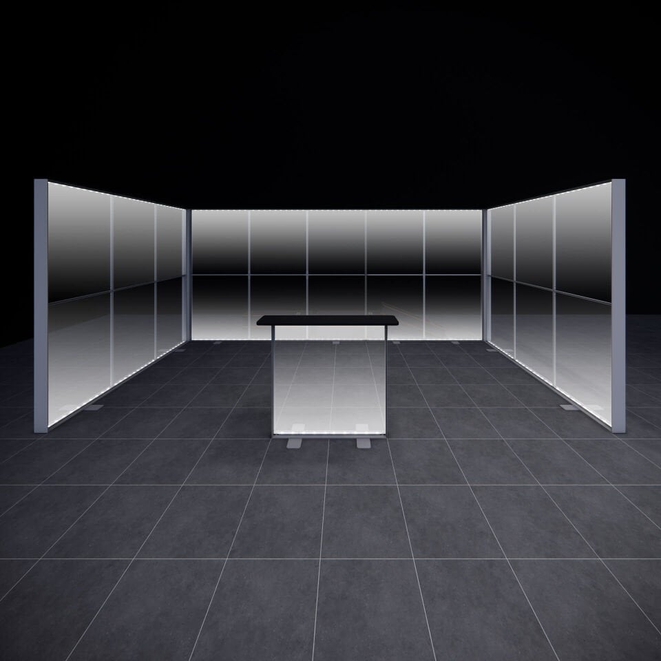 3x5m h225cm Lightbox U Stand