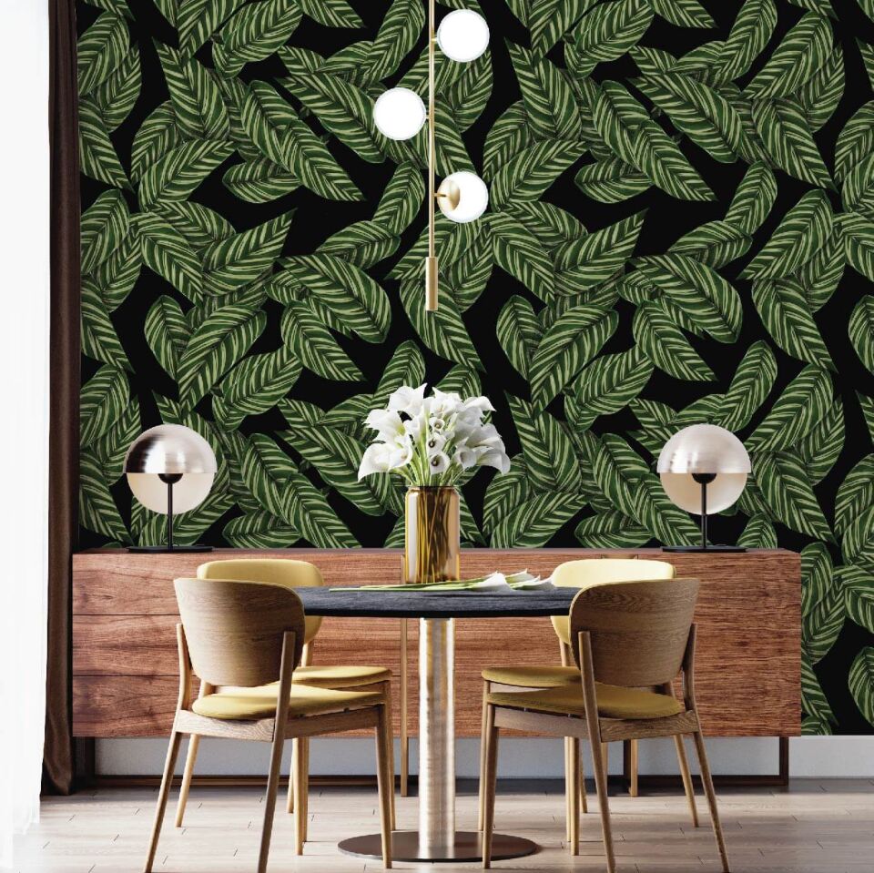 Yeşil Yapraklar Duvar Kağıdı