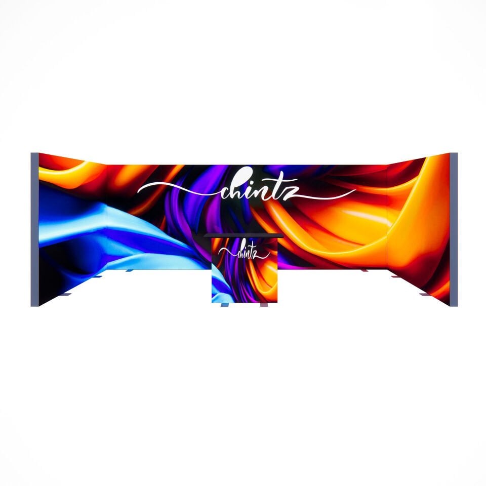 2x6m h225cm Lightbox U Stand