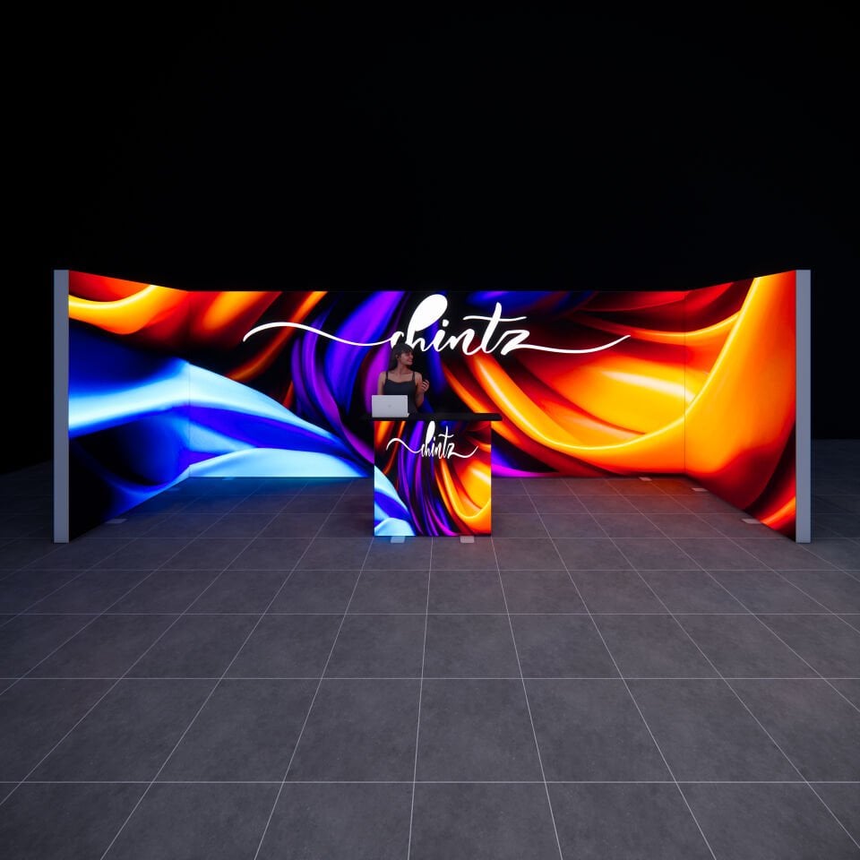 2x6m h225cm Lightbox U Stand