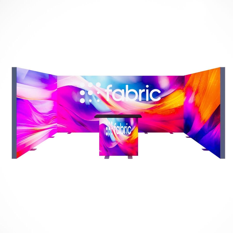 2x5m h225cm Lightbox U Stand