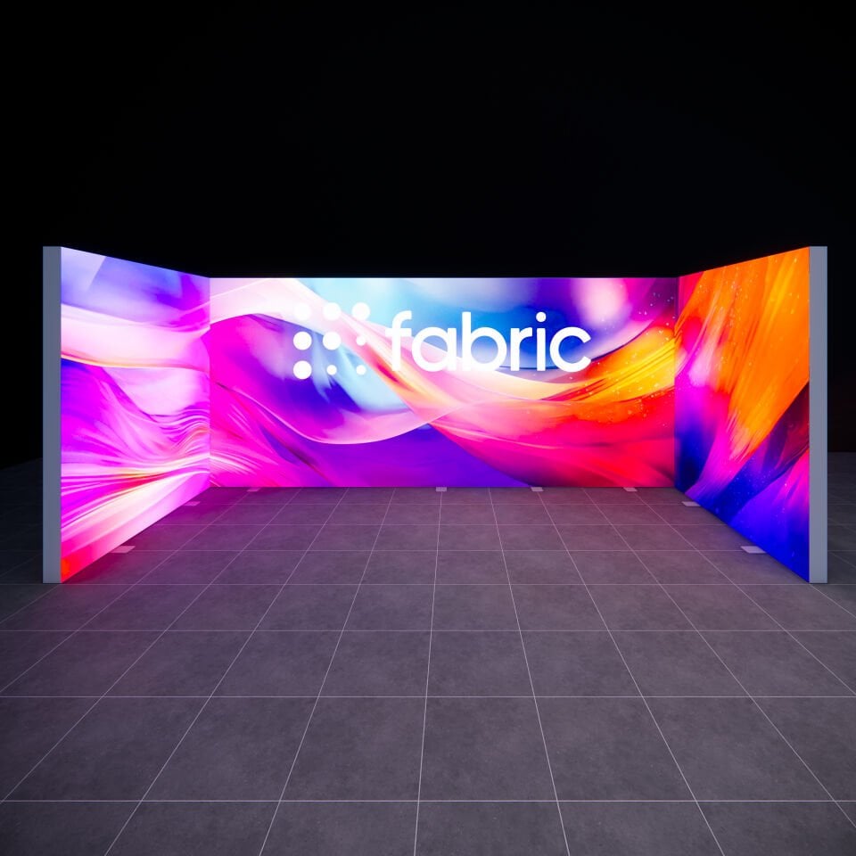 2x5m h225cm Lightbox U Stand