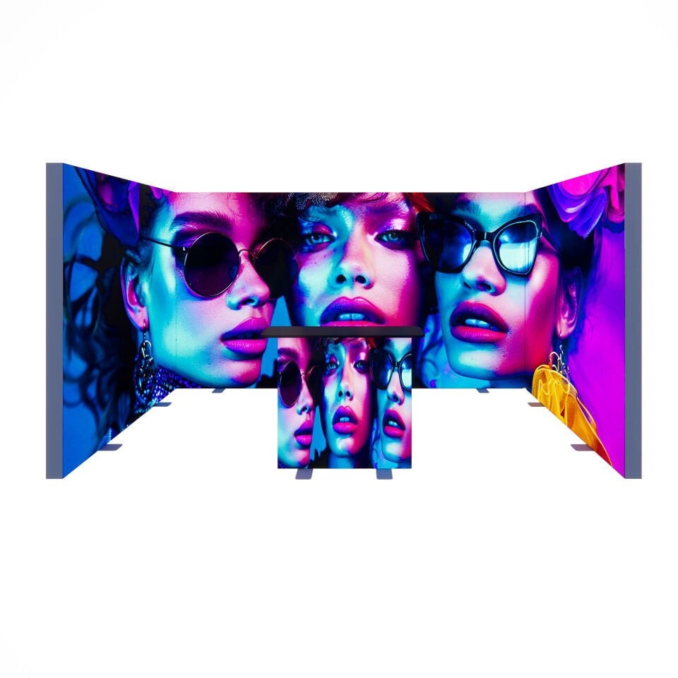 2x4m h225cm Lightbox U Stand